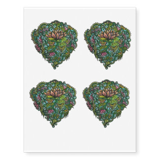 Lotus Power temporary tattoo