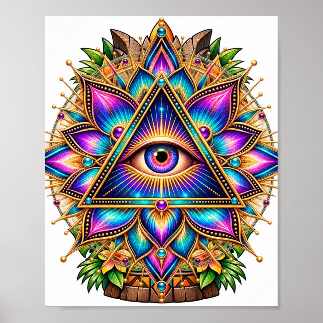 Lotus Prism Emblem Poster (Front)