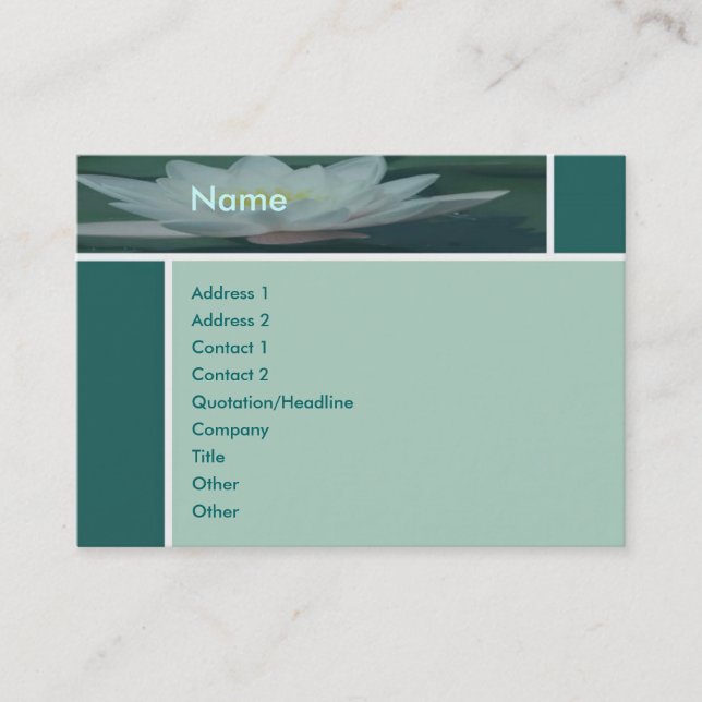 Lotus Profile Card (Front)