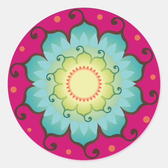 Lotus Radiant Stickers (Front)