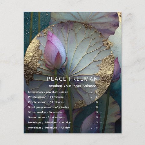 Lotus Reverie | Lotus Flower Design Flyer