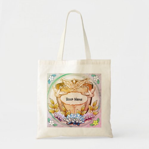 Lotus Shield Nurse  Tote Bag