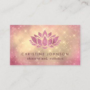 lotus skincare and esthetics business card
