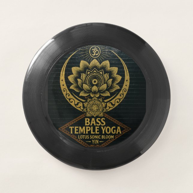 Lotus Sonic Bloom Frisbee – Bass Temple Yin Editio (Front)