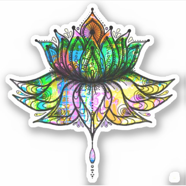 Lotus Sticker (Front)