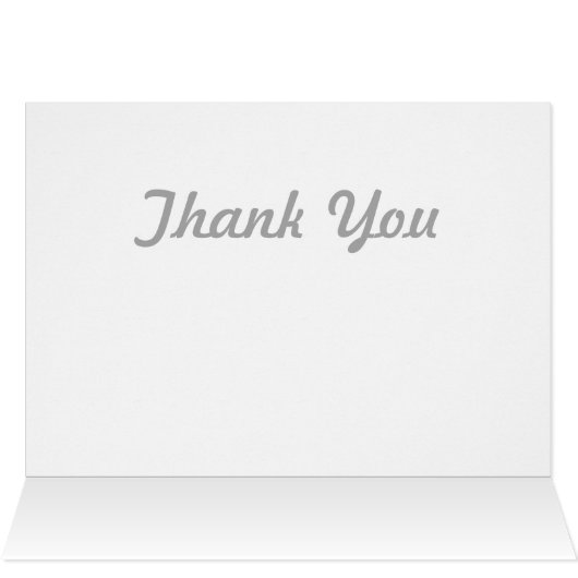 Lotus Thank You Card, Horizontal (Inside Horizontal (Top))