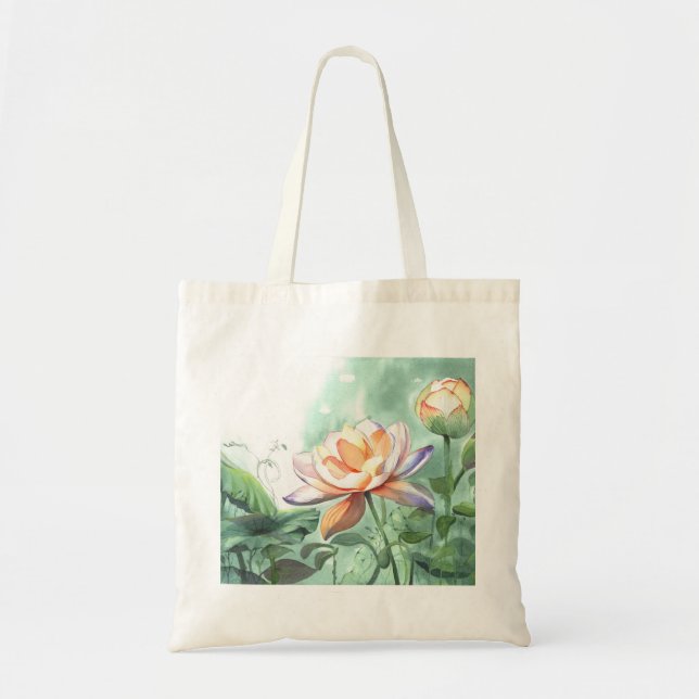 Lotus Tote Bag (Front)