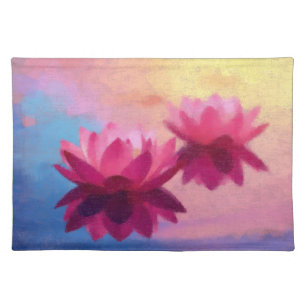 Lotus Vibrant Cloth Placemat