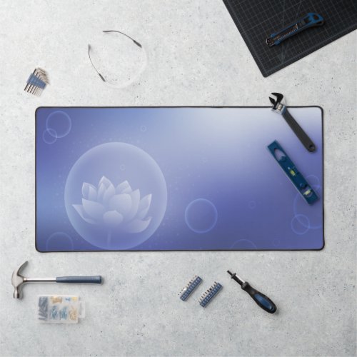 Lotus Violet background Multi_function Desk Mat