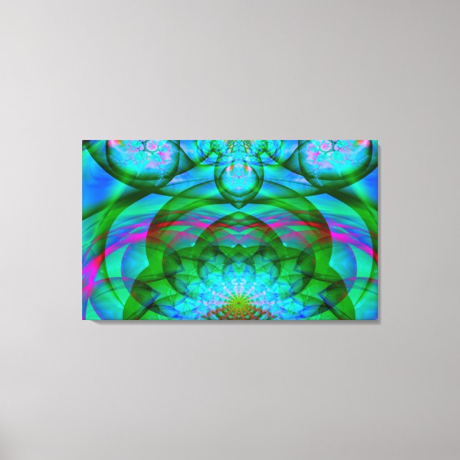 Lotus Visions Canvas Print (Front)