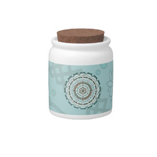 Lotus Weave Candy Jar