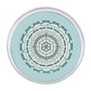 Lotus Weave Lapel Pin
