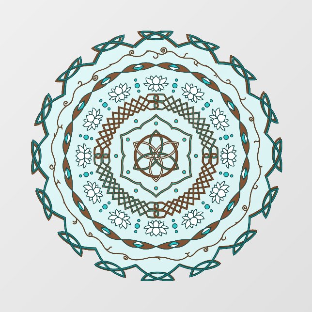 Lotus Weave Wall Decal (Front)