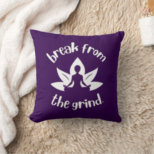 Lotus Yoga (White) Pillow