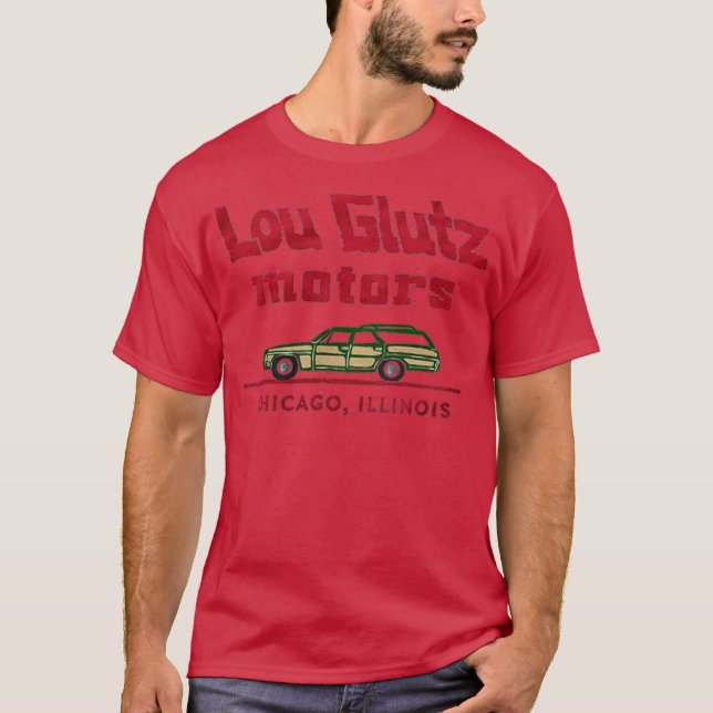 Lou Glutz Motors Funny T-Shirt (Front)