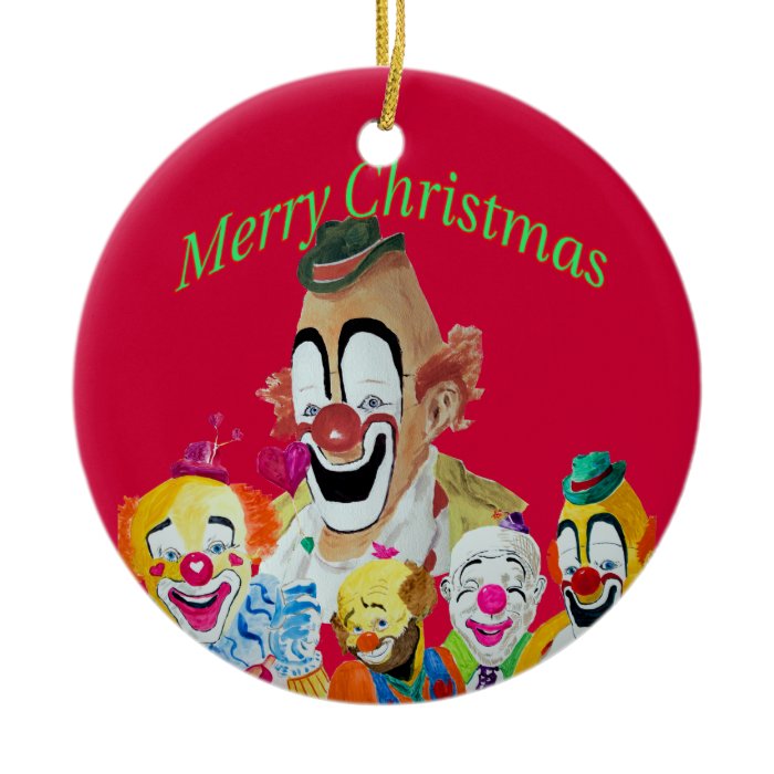 Lou Jacob Clown Christmas Ornament