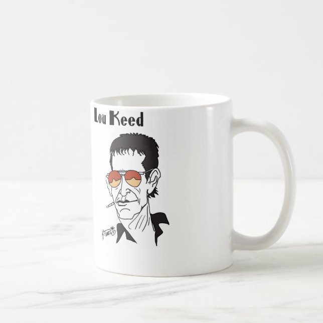 Lou Reed caricature Coffee Mug (Right)