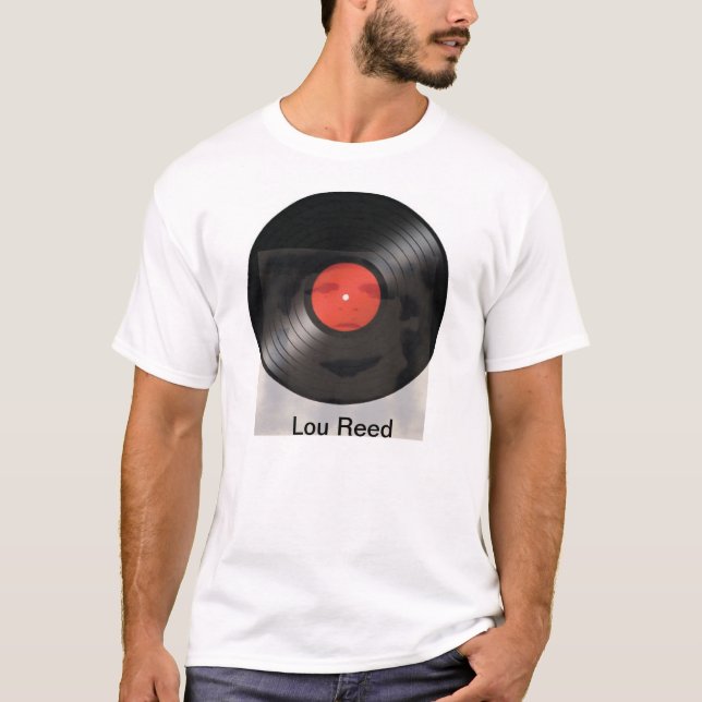 Lou Reed original design by Little Jack T-Shirt (Front)
