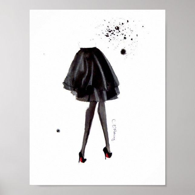 Louboutins in Ink Poster (Front)