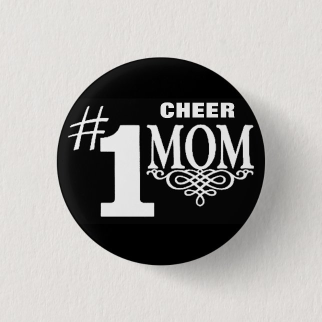 *LOUD AND PROUD CHEER MOM** BUTTON (Front)