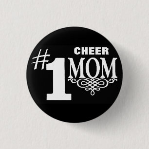 *LOUD AND PROUD CHEER MOM** BUTTON