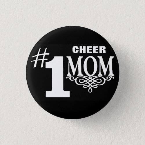 LOUD AND PROUD CHEER MOM BUTTON