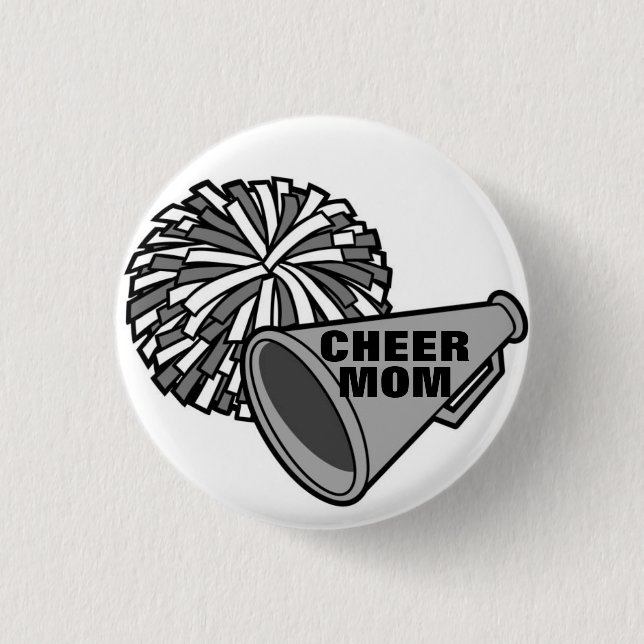 *LOUD AND PROUD CHEER MOM** BUTTON (Front)