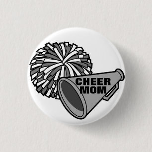 *LOUD AND PROUD CHEER MOM** BUTTON