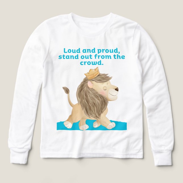 Loud and Proud, Stand Out from the Crowd Tri-Blend Shirts (Design Front)