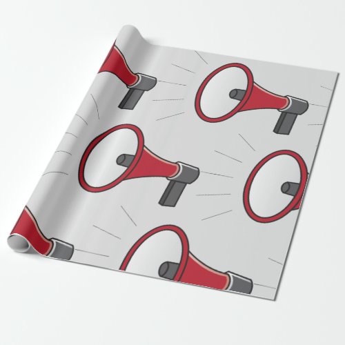 Loud Megaphone Wrapping Paper