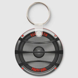 Loud Music Speaker Dancing Party Keychain