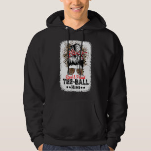 Loud & Proud Ball Mimi Life Messy Bun Leopard Game Hoodie