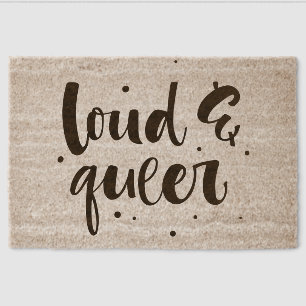 Loud & Queer Fiber Doormat