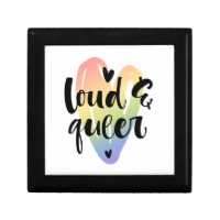 Loud & Queer | Watercolor Heart Gift Box