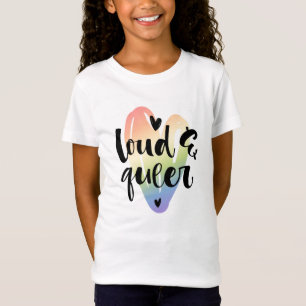 Loud & Queer Watercolor Heart T-Shirt