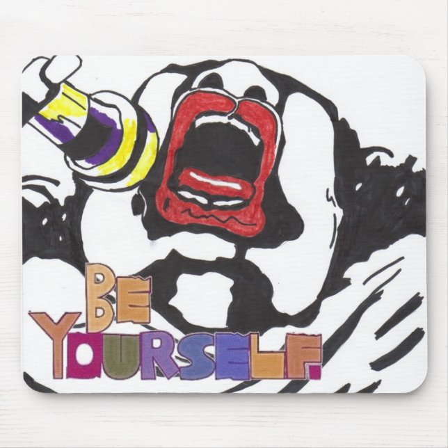 loud singer mouse pad (Front)