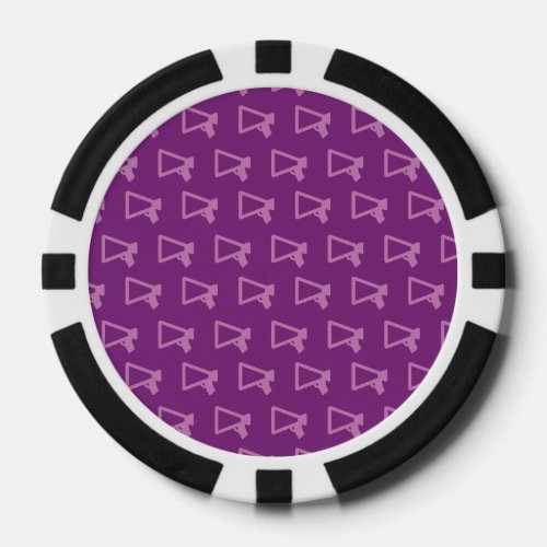 Loud Speaker magentas Poker Chips