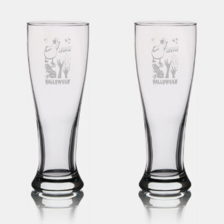 Louder Barware Smashing Boo Zombie Halloween Pilsner Glass