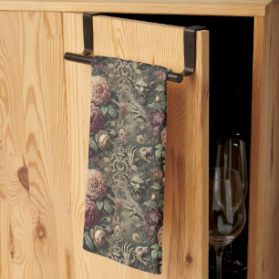 Louder than Blooms – Gothic Victorian Kitchen Towel