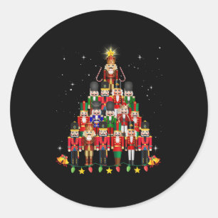 Loudest Nutcracker Group Matching Family Holiday F Classic Round Sticker