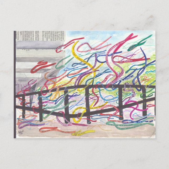 LoudFence General Synod York 2023 postcard (Front)