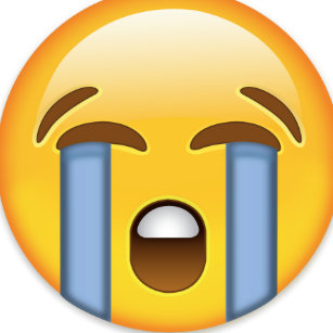 sad face emoji kitchen dining supplies zazzle