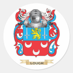 Lough Coat of Arms (Family Crest) Classic Round Sticker