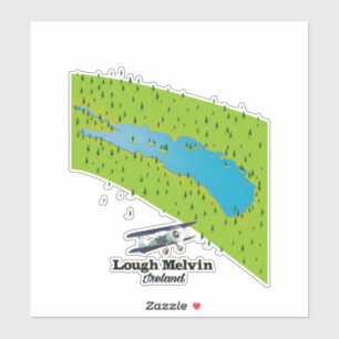 Lough Melvin Ireland Sticker
