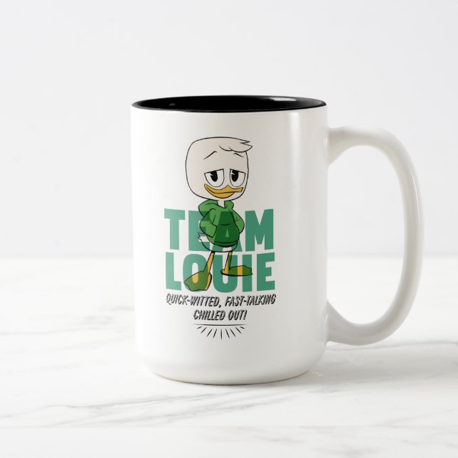 Louie Duck | Team Louie Two-Tone Coffee Mug (Right)