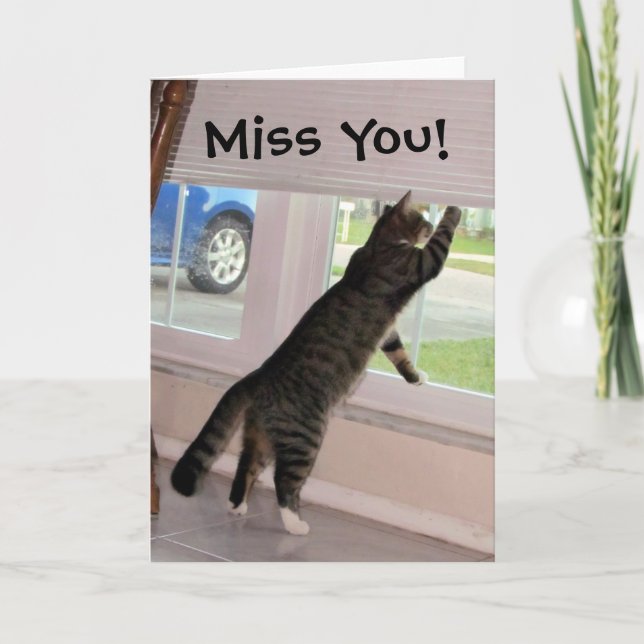 Louie Misses You! Card (Front)