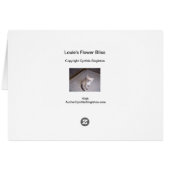 Louie's Flower Bliss Cards (Back Horizontal)