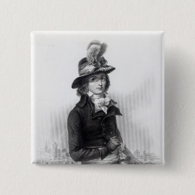 Louis Antoine de Saint-Just Button (Front)