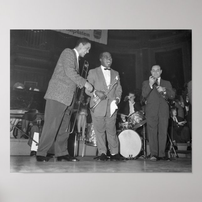 Louis Armstrong – Jazz Legend (1959) Poster (Front)