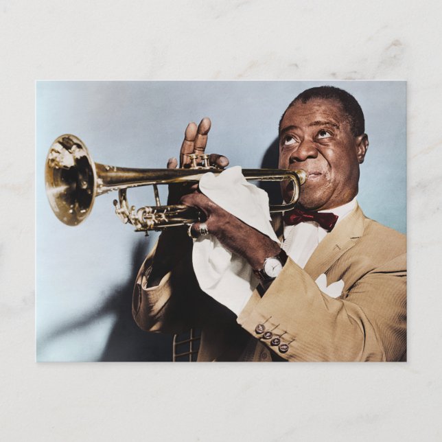 Louis Armstrong Postcard (Front)